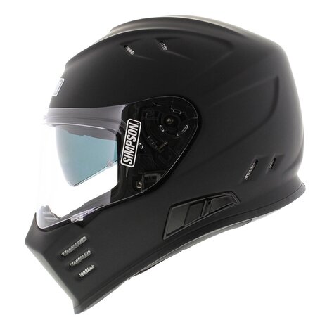 Simpson Venom Motorcycle Helmet matt black