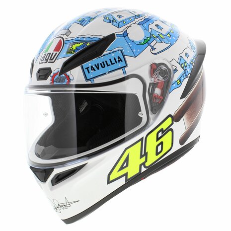 AGV K1 S helmet Rossi Winter Test 2017