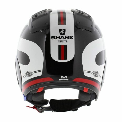 Shark X-Drak 2 Trial Helmet Thrust-R gloss black white red KWR