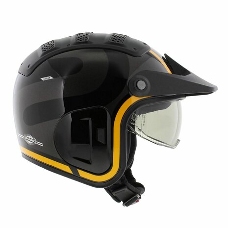 Shark X-Drak 2 Trial Helmet Thrust-R gloss black anthracite orange KAO