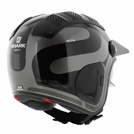 Shark X-Drak 2 Trial Helmet Thrust-R gloss anthracite black grey AKA