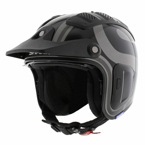 Shark X-Drak 2 Trial Helmet Thrust-R gloss anthracite black grey AKA