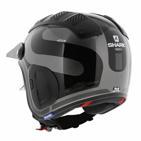 Shark X-Drak 2 Trial Helmet Thrust-R gloss anthracite black grey AKA