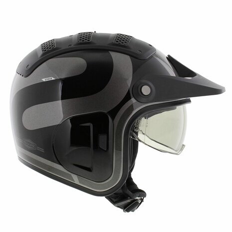 Shark X-Drak 2 Trial Helmet Thrust-R gloss anthracite black grey AKA