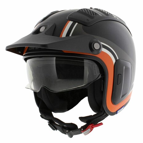 Shark X-Drak 2 Trial Helmet Hister matt black anthracite orange KAO