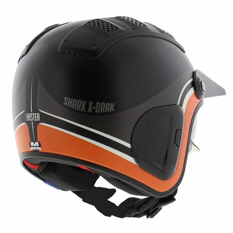 Shark X-Drak 2 Trial Helmet Hister matt black anthracite orange KAO