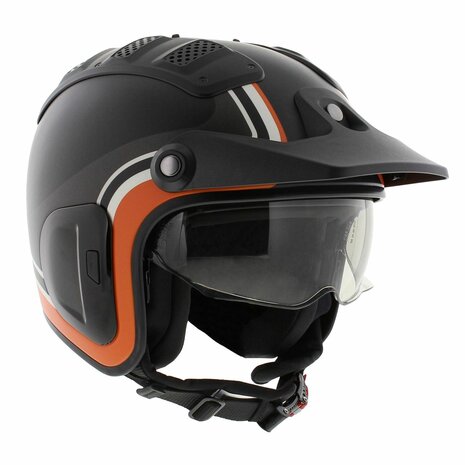 Shark X-Drak 2 Trial Helmet Hister matt black anthracite orange KAO