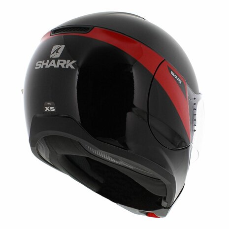 Shark Evojet Helmet Karonn matt black gloss red KRK