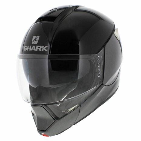 Shark Evojet Helmet Dual gloss black anthracite AKA