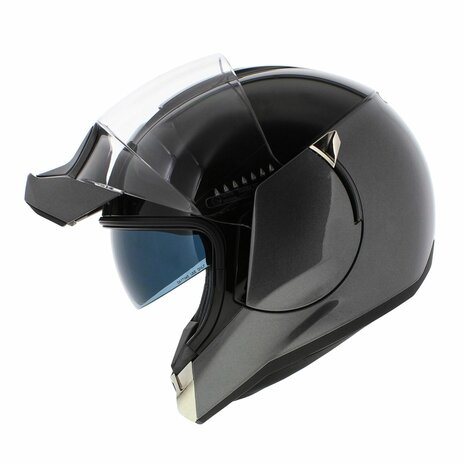 Shark Evojet Helmet Dual gloss black anthracite AKA