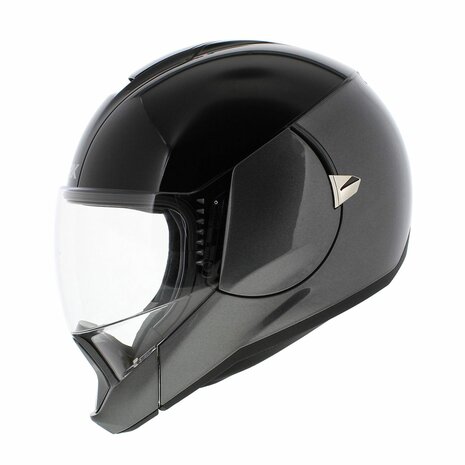 Shark Evojet Helmet Dual gloss black anthracite AKA