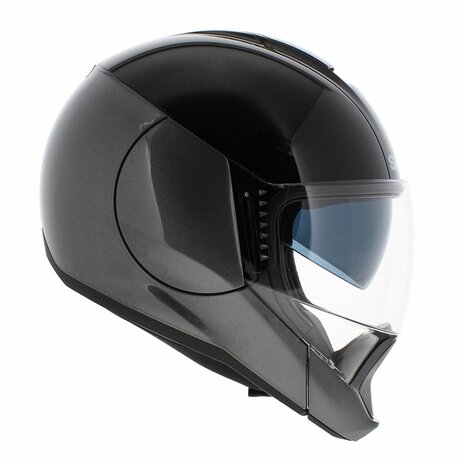 Shark Evojet Helmet Dual gloss black anthracite AKA