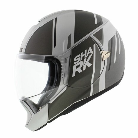 Shark Evojet Helmet Vyda matt silver black anthracite grey SAK