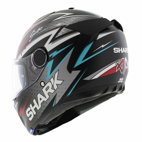 Shark Spartan 1.2 Adrian Parassol matt black silver red