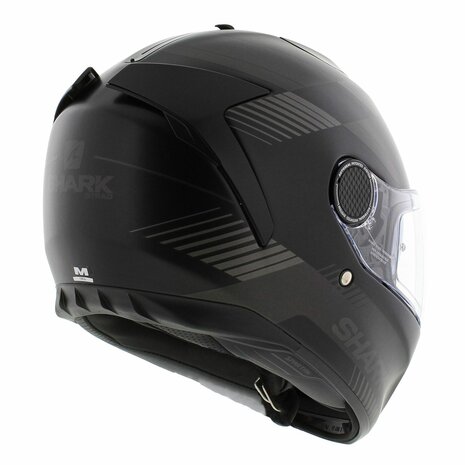 Shark Helmet Spartan 1.2 Strad matt black anthracite silver grey