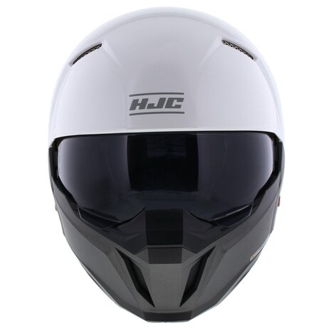 HJC I20 Streetfighter helmet pearl white semi flat black
