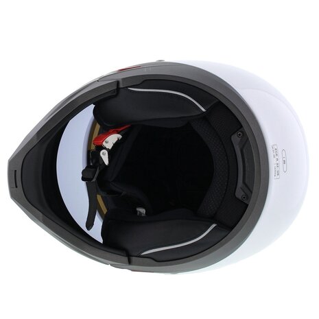 HJC I20 Streetfighter helmet pearl white semi flat black