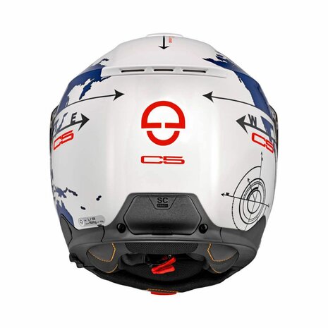 Schuberth C5 Carbon Modular Motorcycle Helmet - gloss carbon black