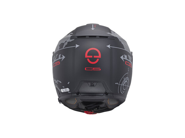 Schuberth C5 Globe Modular Motorcycle Helmet - Black Grey