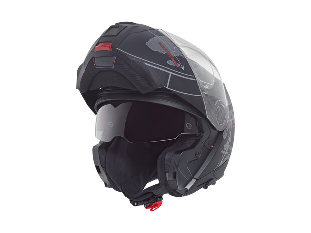 Schuberth C5 Globe Modular Motorcycle Helmet - Black Grey
