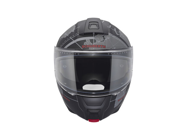 Schuberth C5 Globe Modular Motorcycle Helmet - Black Grey