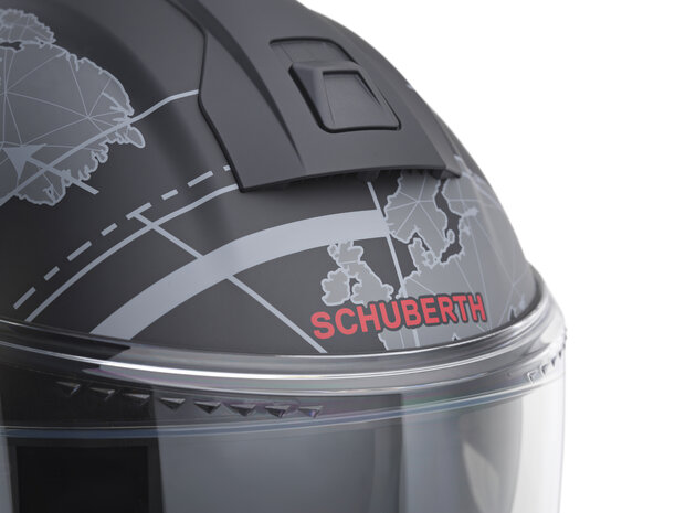 Schuberth C5 Globe Modular Motorcycle Helmet - Black Grey