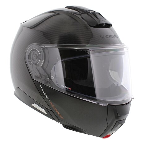 Schuberth C5 Carbon Modular Motorcycle Helmet - gloss carbon black
