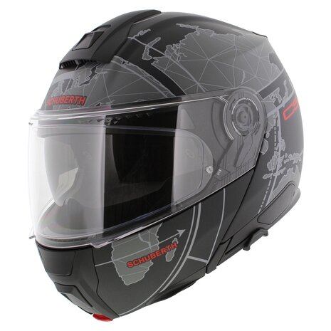 Schuberth C5 Globe Modular Motorcycle Helmet - Black Grey