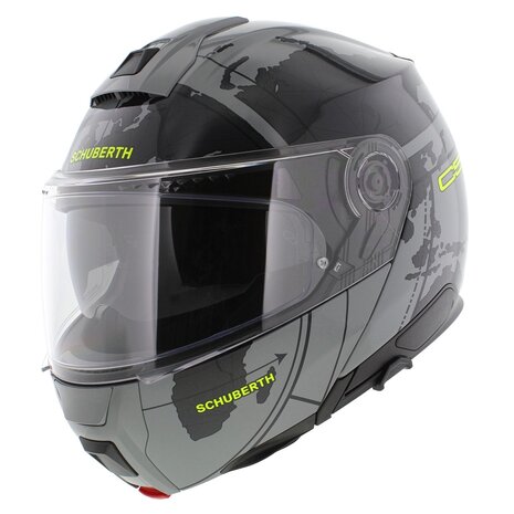 Schuberth C5 Globe Modular Motorcycle Helmet - Matt Grey Black