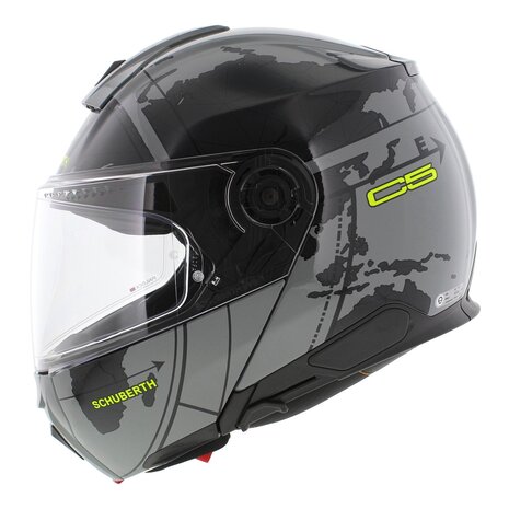 Schuberth C5 Globe Modular Motorcycle Helmet - Matt Grey Black