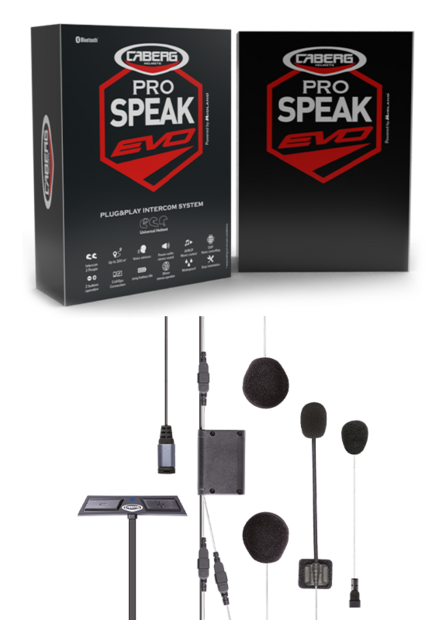 Caberg Pro Speak Evo Intercom - Bluetooth motorhelm communication system Midland