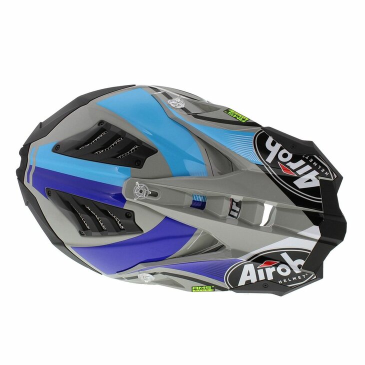 Airoh Aviator 3 AMS&sup2; League gloss blue grey