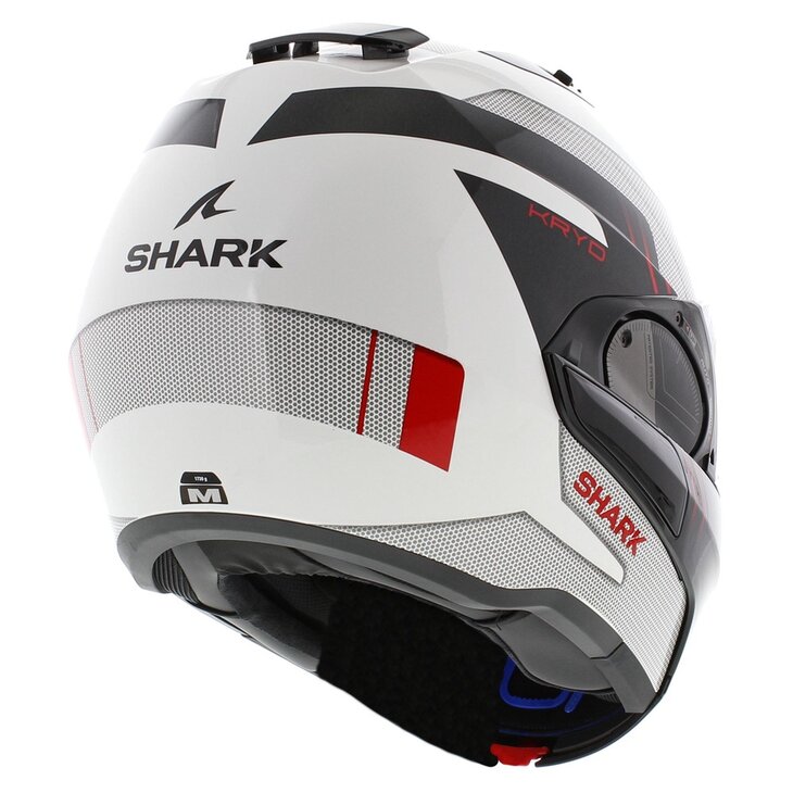 Shark EVO ES Kryd White Black Red