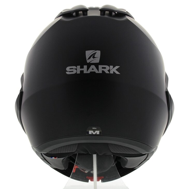 Shark EVO-GT Modular Helmet Blank Matt Black - Motorcycle flip back helmet