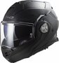 LS2 FF901 Advant X helmet solid matt black with 4X bluetooth communication system build in